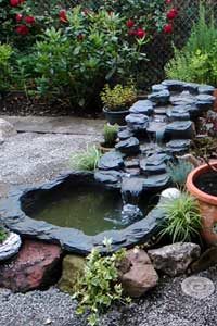 Wasserbrunnen aus Polyserin